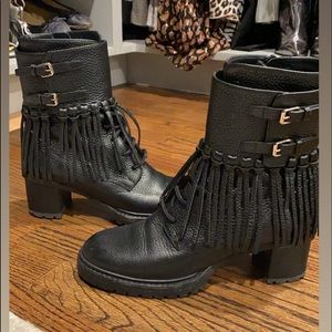 Valentino fringe bootie size 36.5